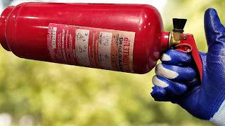 DO NOT throw away your old fire extinguisher ! Great DIY Idea
