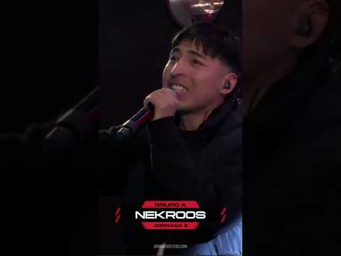 NEKROOS TIRA BEEF EN SU MINUTO DE PRESENTACIÓN 🤬 #urbanroostersnetwork #fms23 #fmsperú