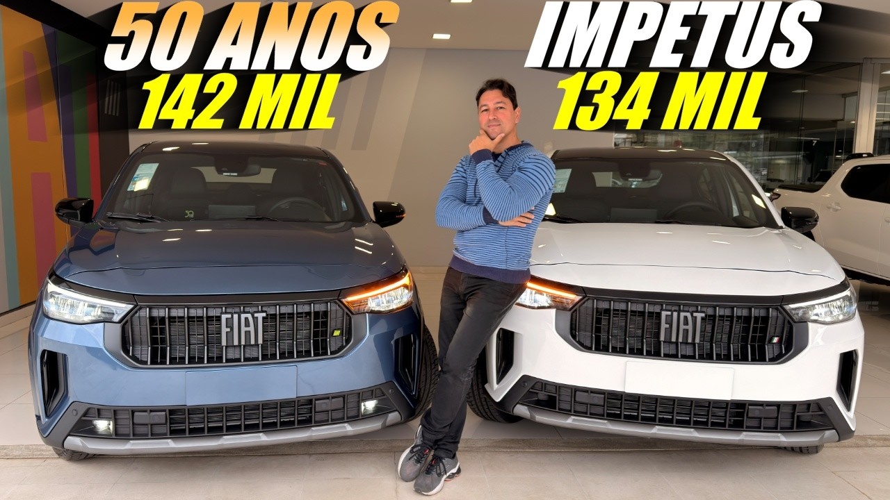 FIAT FASTBACK IMPETUS vs FASTBACK EDIÇÃO LIMITADA 50 ANOS - O que muda?