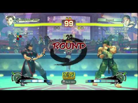 SSF4 AE: ALLIN85(RYU) vs Pyeek(Chun Li) - Ranked Match - True HD PT.1