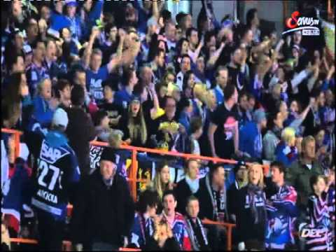 DEL 14-15 SF4 Wolfsburg - Mannheim 3-5 - alle Tore