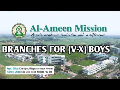 AL-AMEEN MISSION BOYS BRANCHES FOR CLASS - (V-X)