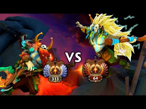 Comparing 2 Immortal Nature's Prophet Players