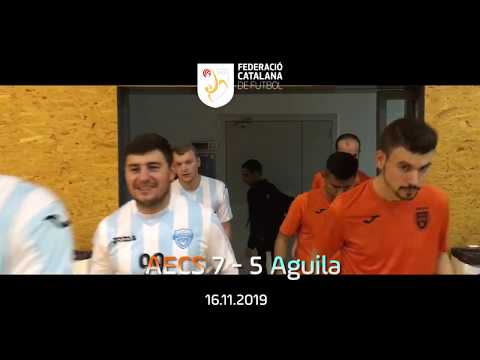 (GOALS!) AECS L'Hospitalet, B - AE Aguila