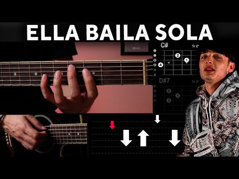 Ella Baila Sola - Peso Pluma, Eslabon Armado - GUITARRA Tutorial | Acordes