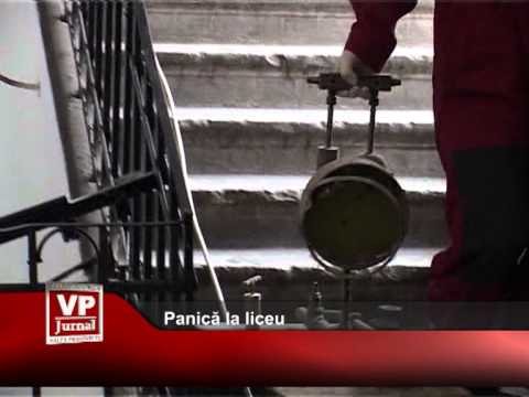Panică la liceu