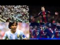Messi vs Maradona   identical goal