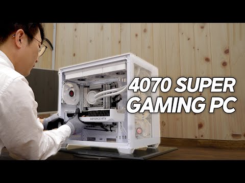 GIGABYTE RTX4070 SUPER AERO GAMING PC TIMELAPSE