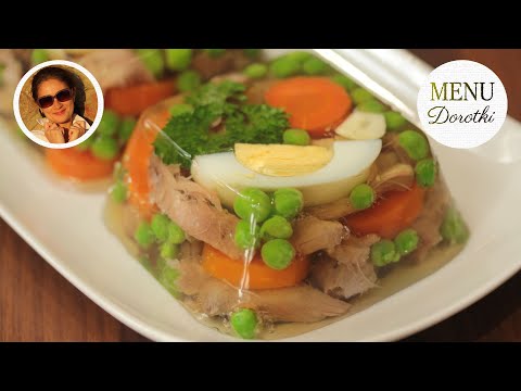 Jelly made from pork trotters and tender pork knuckles is the famous cold trotters. Homemade reci...