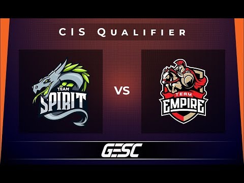 Spirit vs Empire Game 1 - GESC Thailand CIS Qualifier: Semifinals - @BreakyCPK @tsunami643
