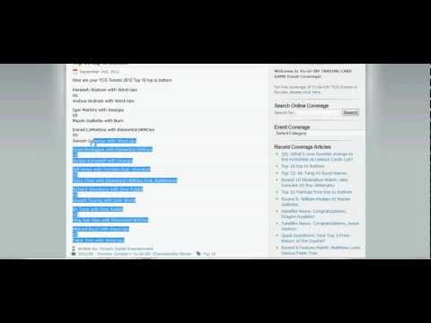 YCS Toronto 2012 Winner!!! Is Wind-Ups!?!?!