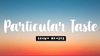 Shawn Mendes - Particular Taste (Lyrics) 🎵