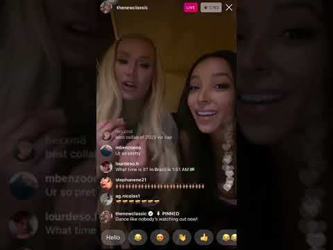 IGGY AZALEA AND TINASHE TALK ABOUT THEIR NEW SONG “DANCE LIKE NOBODYS WATCHING” ON IG LIVE!!