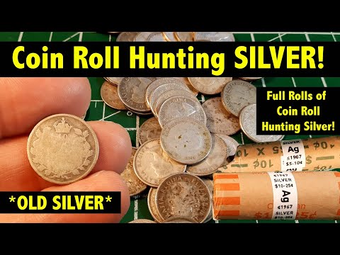 Full Rolls of Silver Coins + some VERY OLD World Silver (at MELT!!)