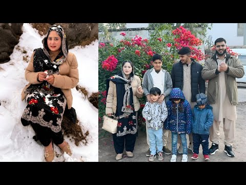 Kashmir Snow Falling Start ho Gyi || Susral Family Ky Sath First Trip 😲
