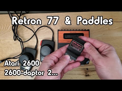 Retron 77 and Paddles (2600-Daptor 2)
