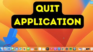 How to quit application in Macbook Air/ Pro or iMac