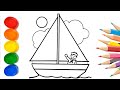 Cute Drawing, Coloring, Painting for kids and Toddler's #drawing for kids