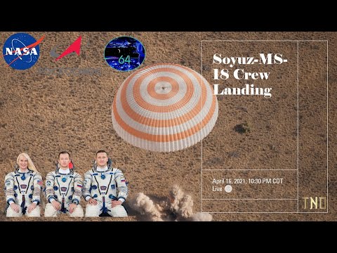 Soyuz MS-17 Crew Landing and Return To Earth