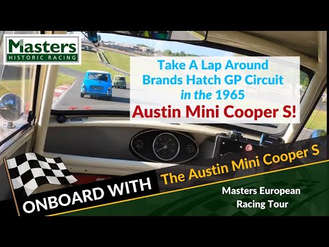 AUSTIN MINI COOPER S - On Board Lap - Sunny BRANDS HATCH GP CIRCUIT!