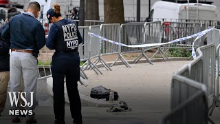 Man in Critical Condition After Setting Self on Fire Outside Trump Trial | WSJ News