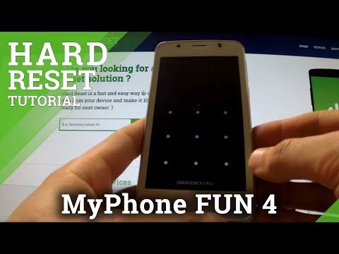 Hard Reset myPhone FUN 4 - remove pattern and password