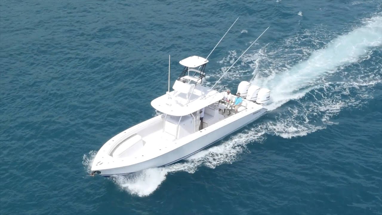 Bahama 41 Helicopter Video