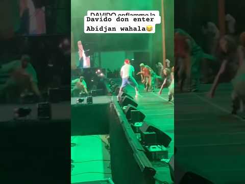 Davido don enter problem for Abidjan hand 🤣🤣🤣 #afropopmusic #afrobeats