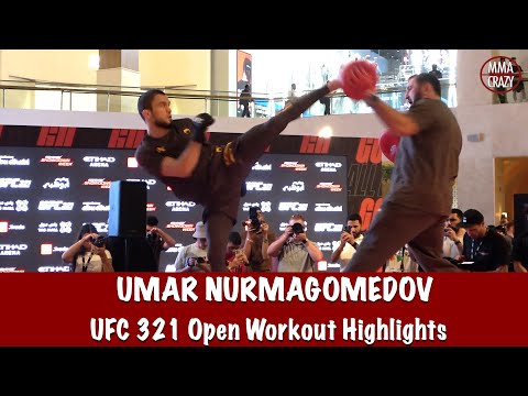 UFC 321: Umar Nurmagomedov Open Workout Highlights