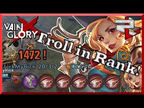Buying Only Monocles Troll! Mega Crit Gwen! Vainglory 5v5