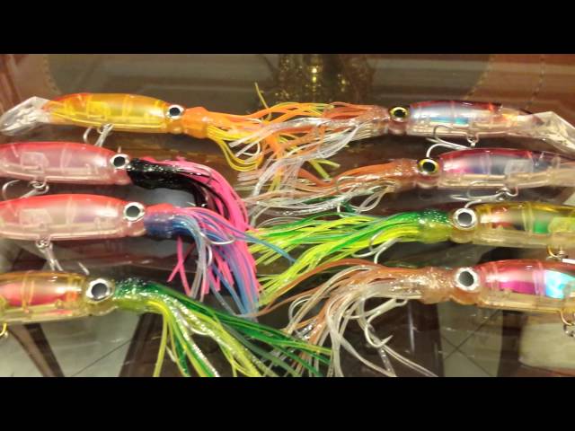 Vídeo relacionado con Lote de 5/10 Señuelo Calamar de Pesca Turlutte Señuelos Luminosos para Pesca en Agua Salada Squid Jigs Señuelo Pesca Mar
