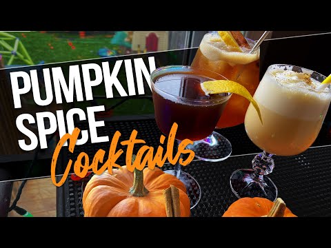 PUMPKIN SPICE COCKTAILS for the Fall Season | Autumn Cocktails