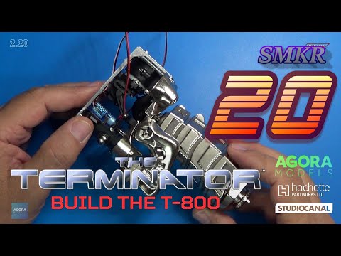 Agora Models Build the T-800 Terminator Pack 2 Stage 20 - Mount the Head Motor Support