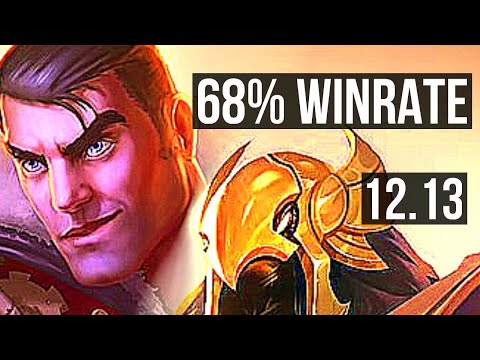 JAYCE vs AZIR (MID) | 6/0/4, 68% winrate, Dominating | KR Challenger | 12.13