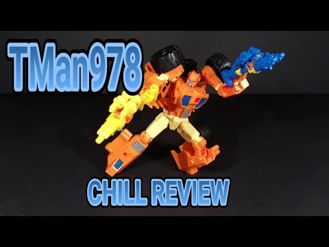 TRANSFORMERS GENERATIONS SCOOP w/HOLEPUNCH & CALIBURST CHILL REVIEW