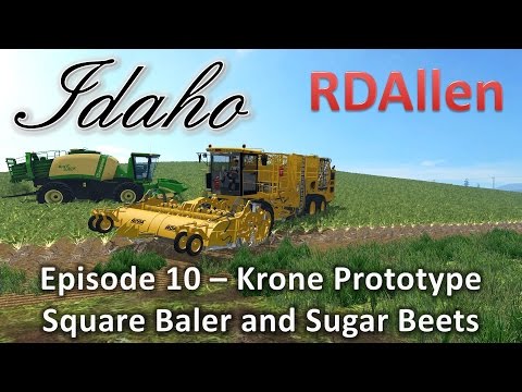 Farming Simulator 15 MP Idaho E10 - Krone Prototype Square Baler