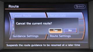 2015 NISSAN 370Z - Route Button (if so equipped)