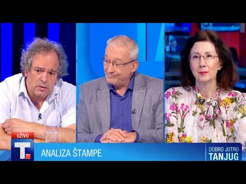 Analiza štampe 05.08.22. • Predrag Marković i Drgana Mitrović - DOBRO JUTRO TANJUG