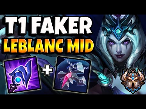 T1 Faker Leblanc MID vs Fizz - Patch 11.18 Korea Challenger ✅