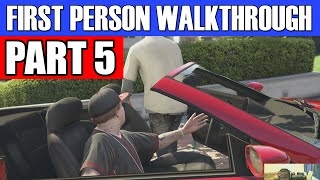 GTA 5 First Person Gameplay Walkthrough Part 5 - EPIC RESCUE MISSION! | GTA 5 First Person
