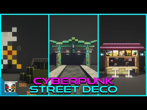 10+ Cyberpunk Street Build Ideas - Minecraft 1.17+