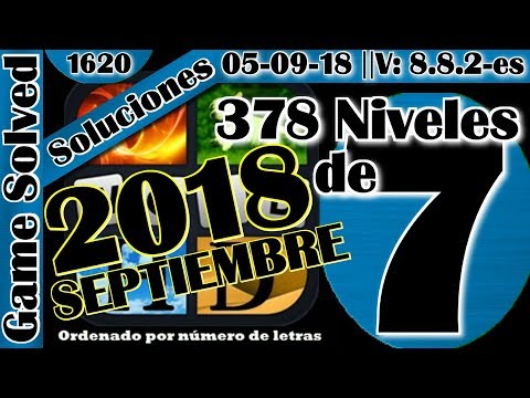 4 Fotos 1 Palabra | Todas las soluciones de 7 letras [1-1620] Septiembre 2018