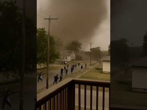 🌪️ Seconds Before the Tornado Hits Our House 🏠📱 #shorts