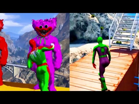 Spider-Man vs Gorilla fight @ game play