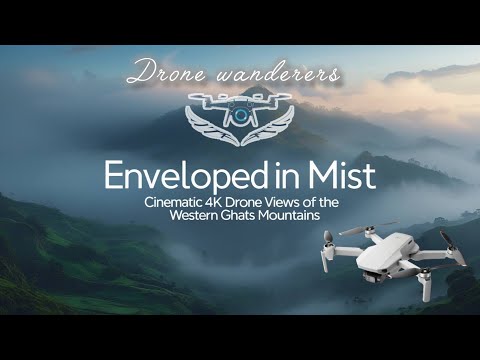 Enveloped in Mist: Cinematic 4K Drone Views of the Western Ghats Mountains  #travel #drone #asmr #4k