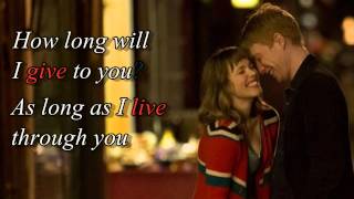 How long will I love you (+ lyrics)   &quot;About time&quot; movie soundtrack