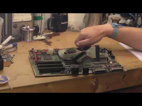 Olivetti M250 Resurrection Pt5 Looks like its the end for this motherboard.