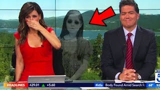 Top 5 Scariest GHOST Sightings Caught On LIVE TV! (Creepy Ghosts)