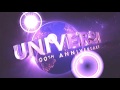 Universal Studios Logo Purple Glitched Planet Effect