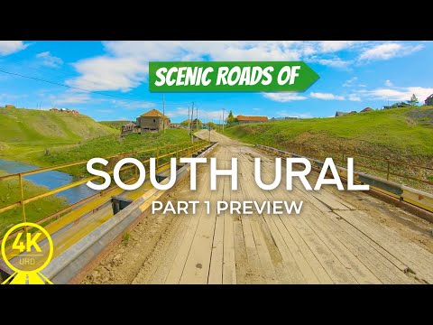 4K UHD Scenic Roads of South Ural - Virtual Treadmill Scenery - Part #1 - Short Preview Video